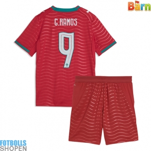 Billiga Portugal Goncalo Ramos #9 Hemmatröja Barn VM 2026 Kortärmad (+ Korta byxor)